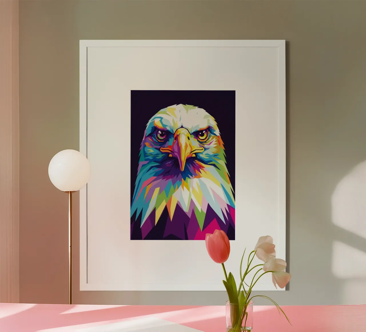 Aigle coloré (4) poster de Wild Life studio