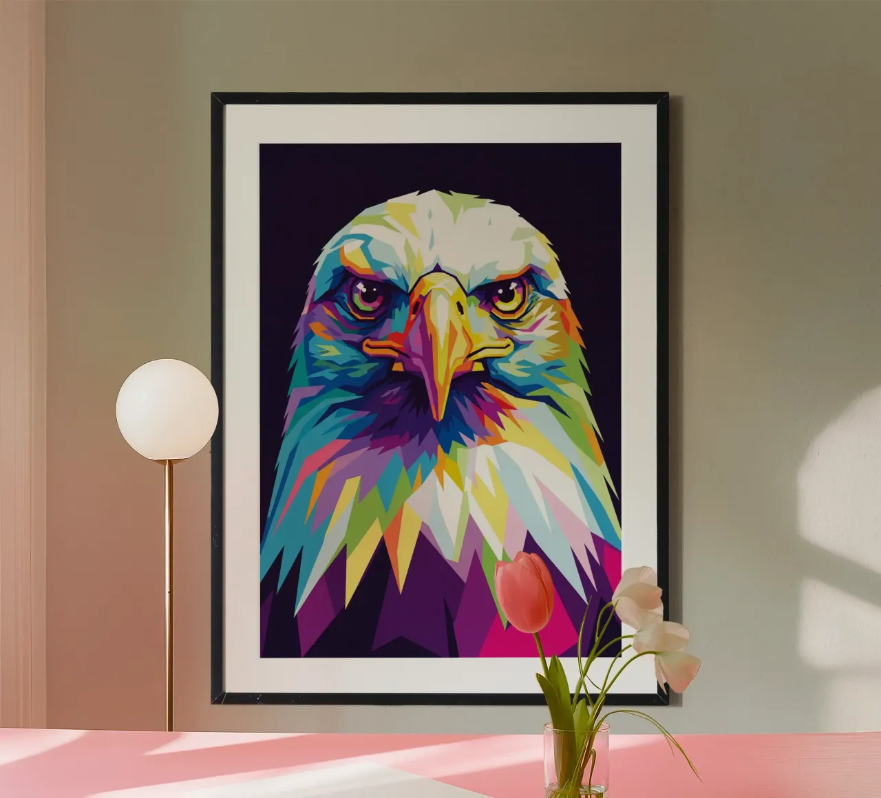 Aigle coloré (4) poster de Wild Life studio