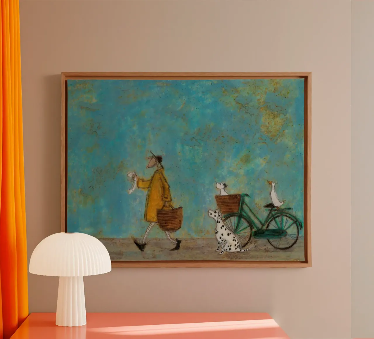 The Donut Shopping List canvas by Patrick Mitchell