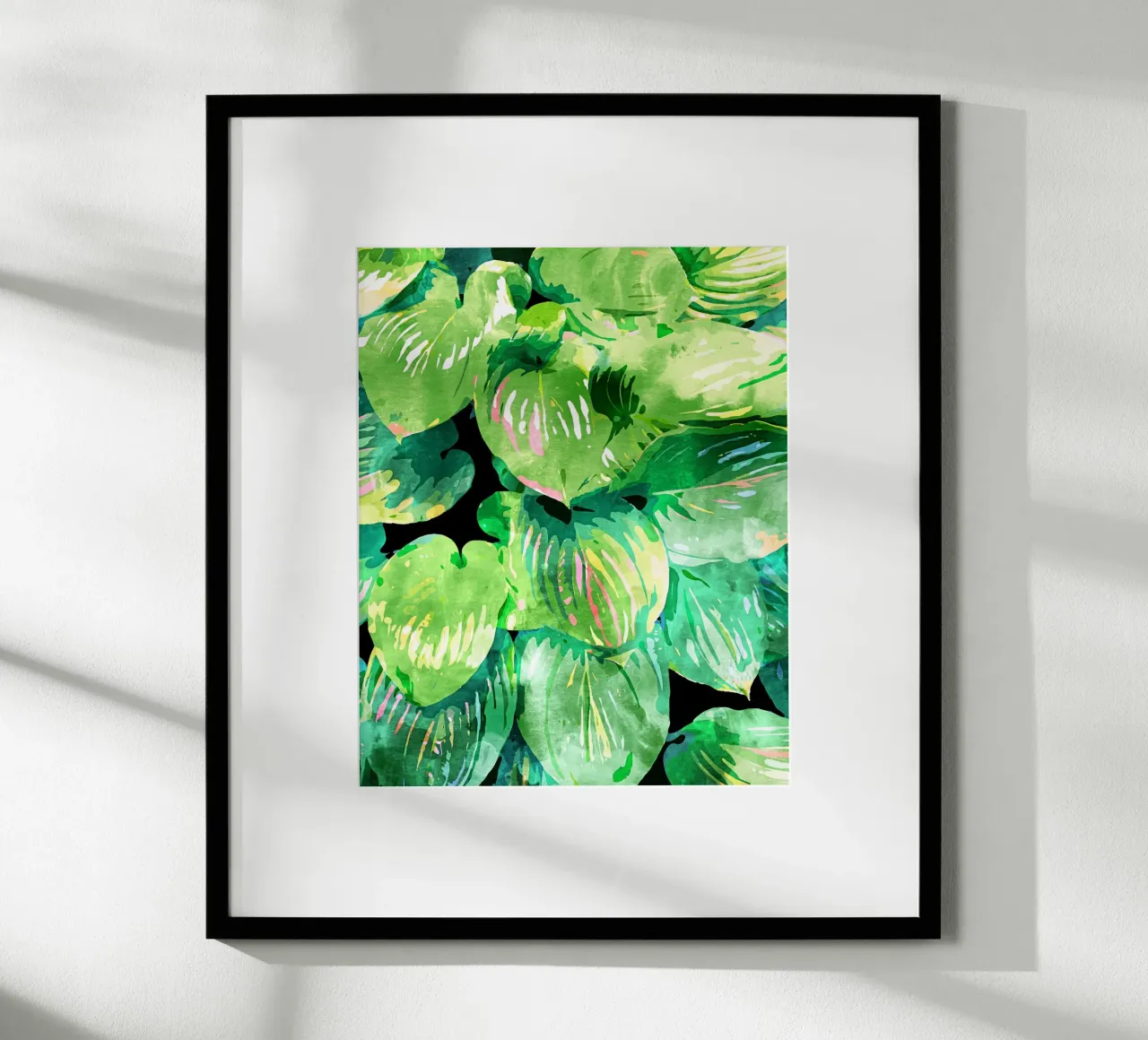 I colori della giungla poster con telaio in alluminio da 83oranges