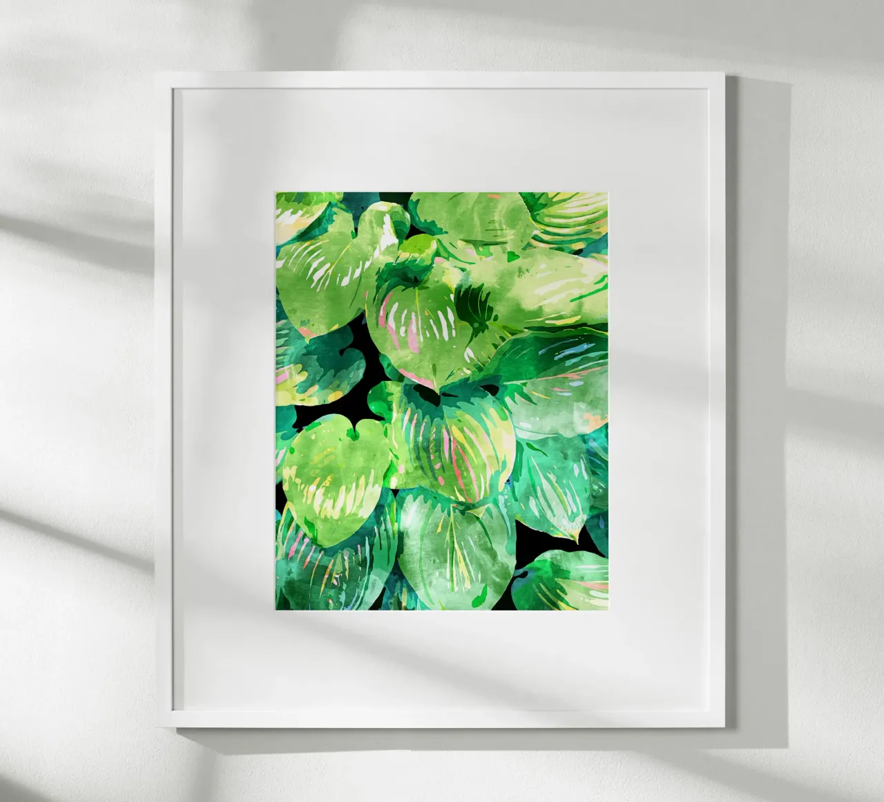 I colori della giungla poster con telaio in alluminio da 83oranges