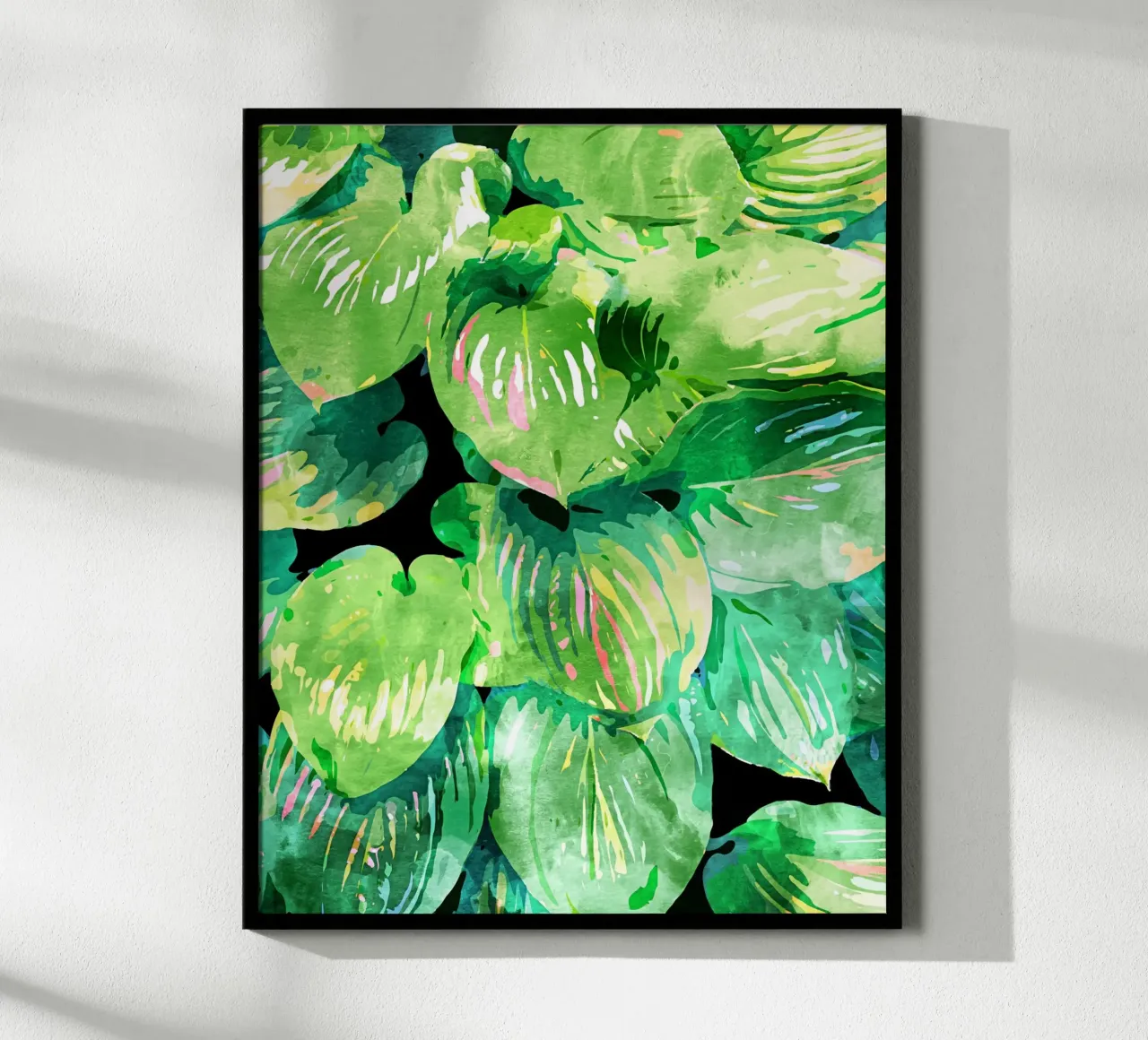 I colori della giungla poster con telaio in alluminio da 83oranges