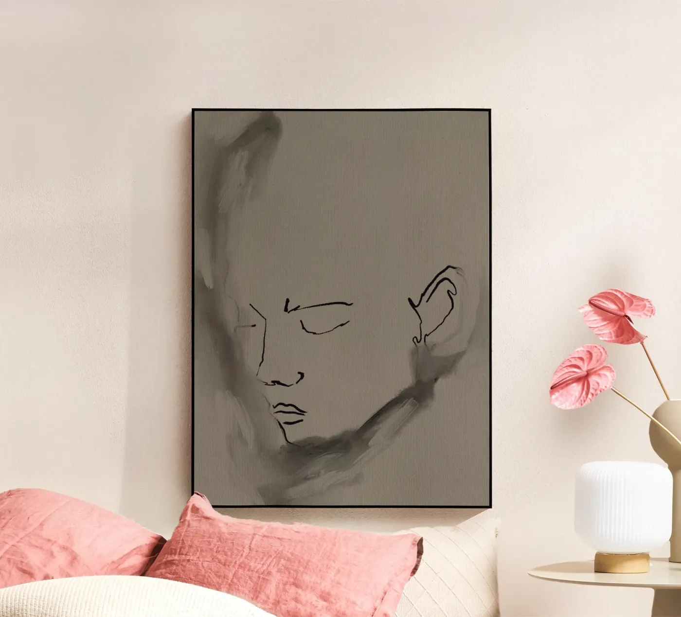 Restless 1 acrylic glass by Shatha Al Dafai