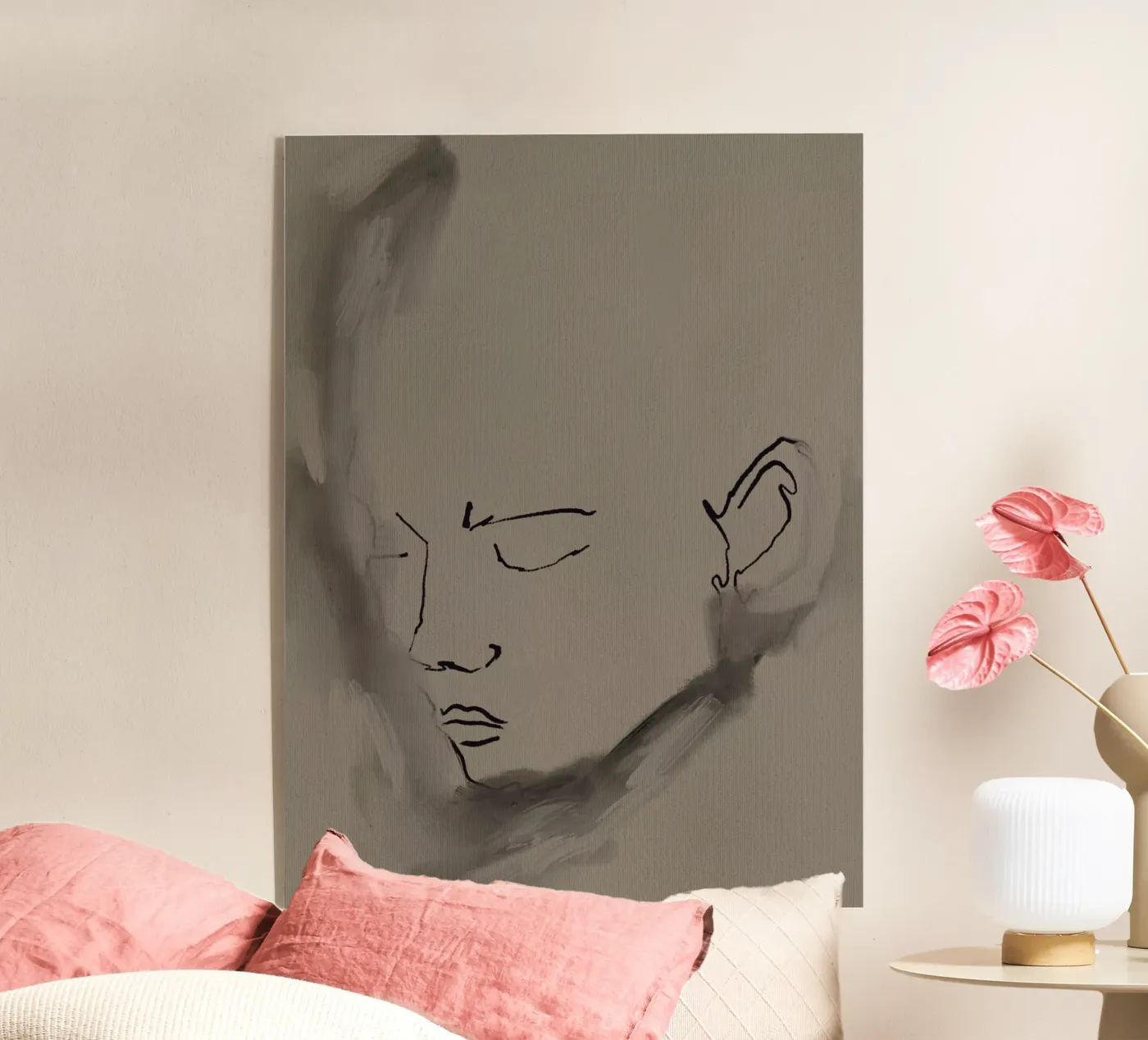 Restless 1 acrylic glass by Shatha Al Dafai