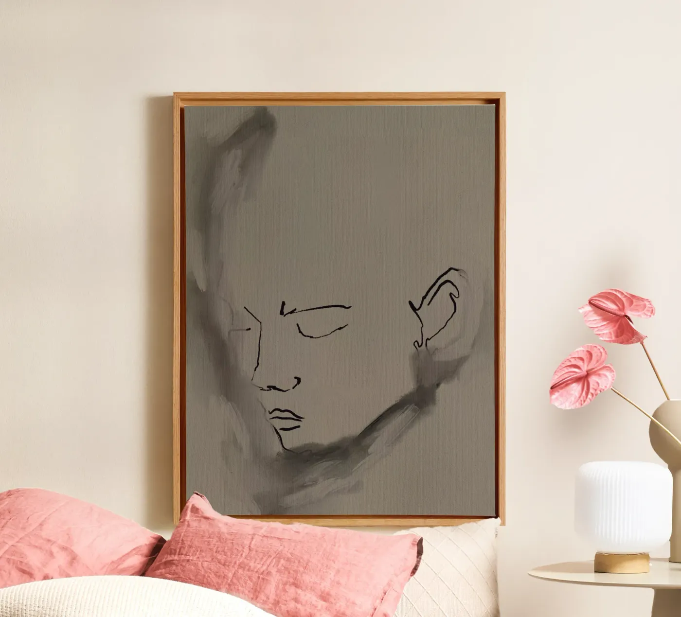 Restless 1 canvas van Shatha Al Dafai
