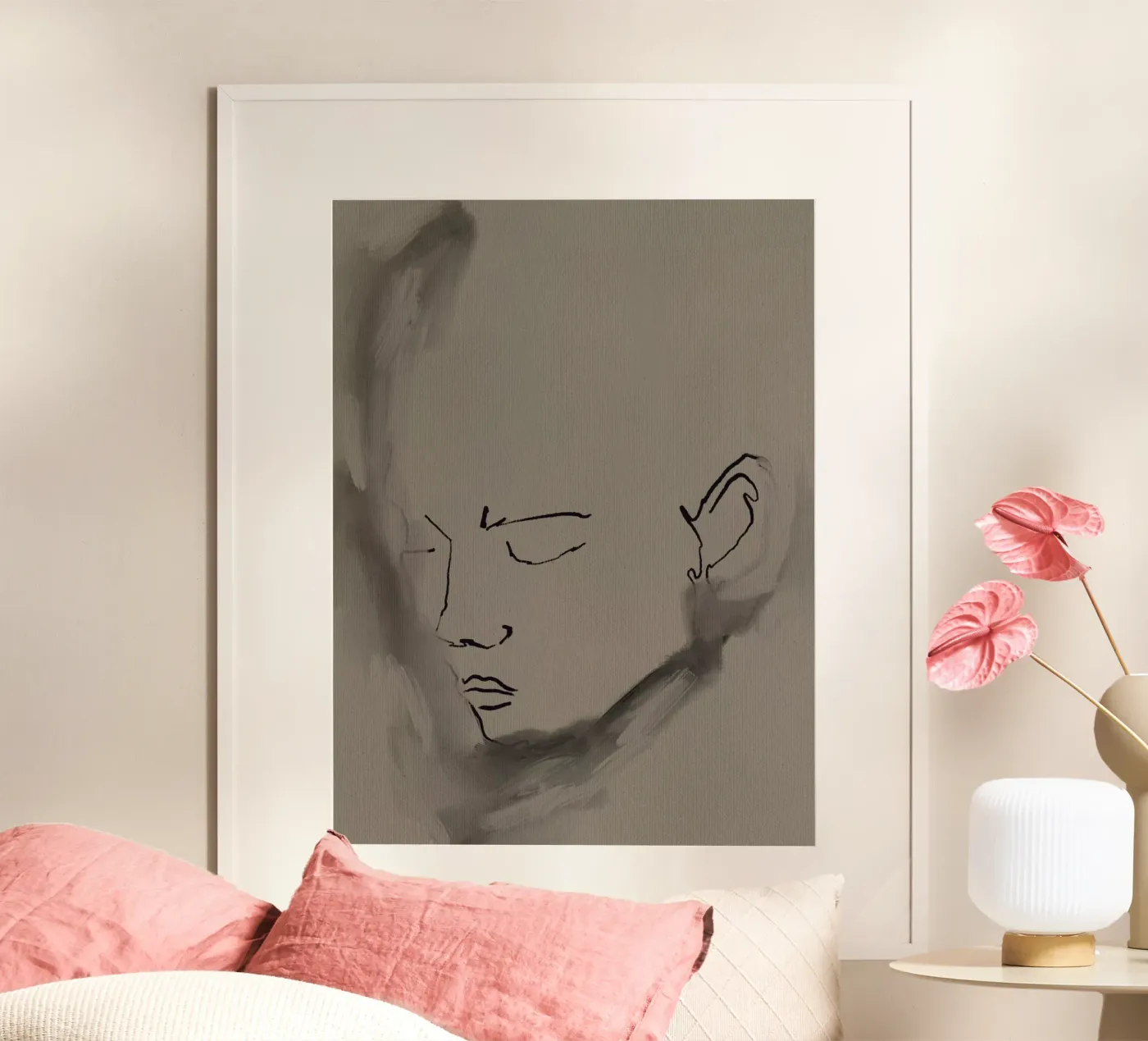 Restless 1 Poster von Shatha Al Dafai