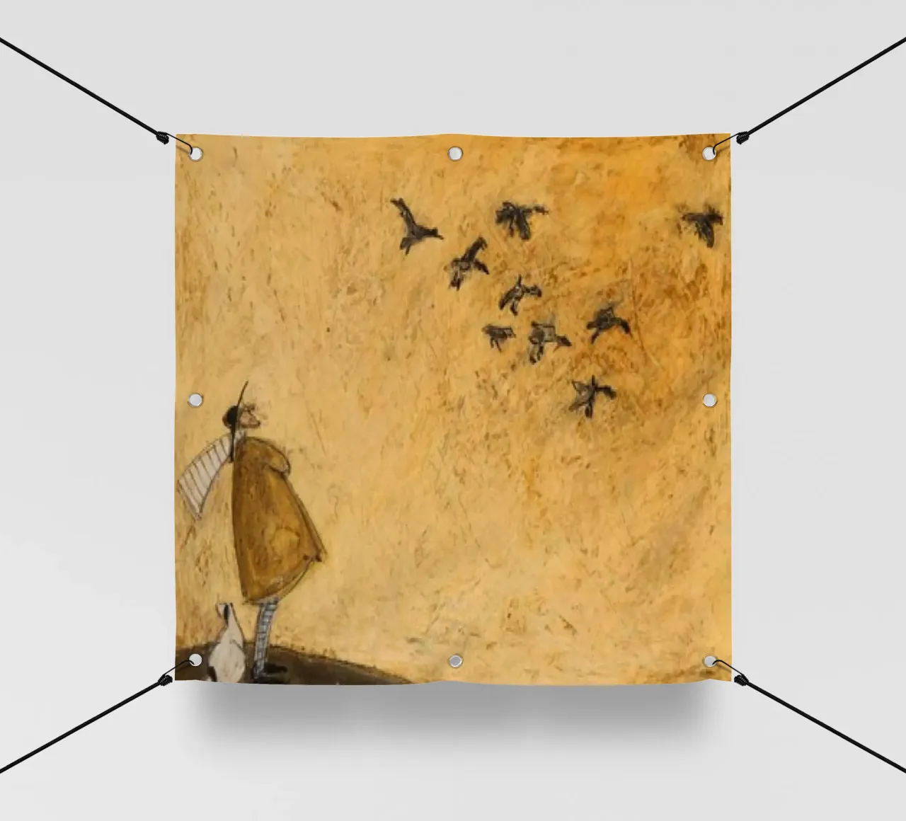 Wishing on a Duck di Sam Toft telo in pvc da Patrick Mitchell