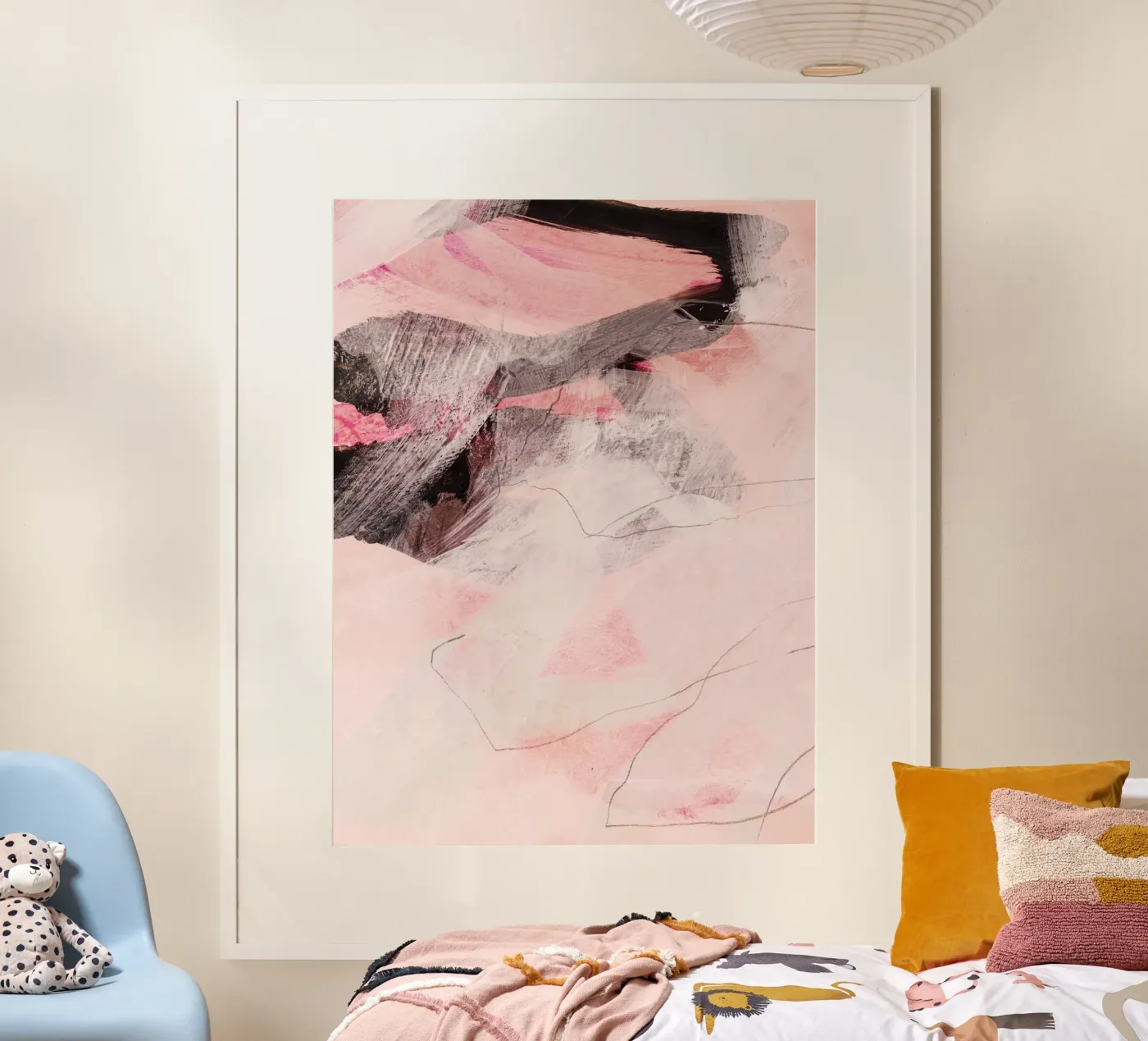 abstract lines poster van IRIS LEHNHARDT FINE ART