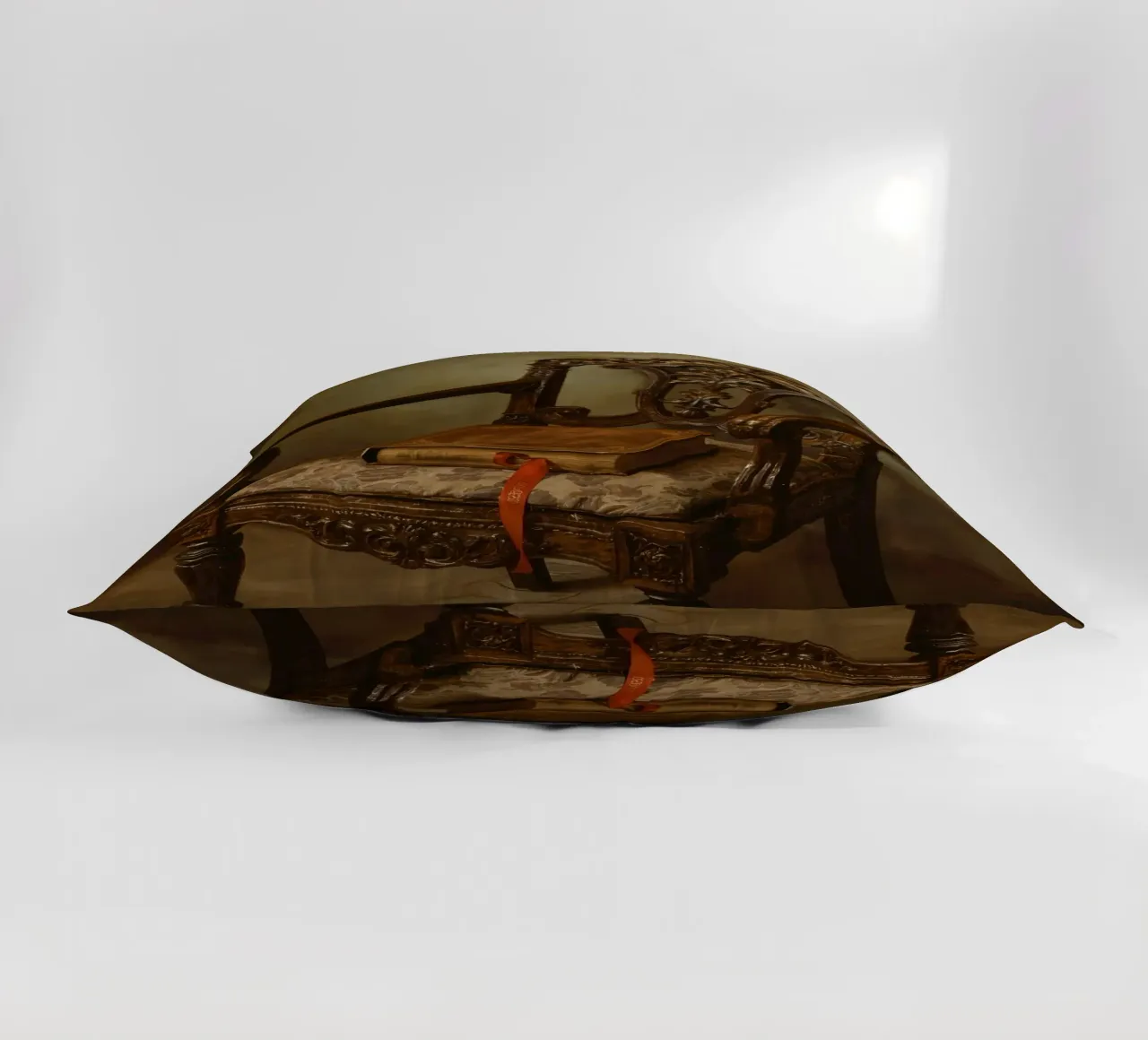 Sedia ornata con libro e nastro cuscino da DesignDoodle