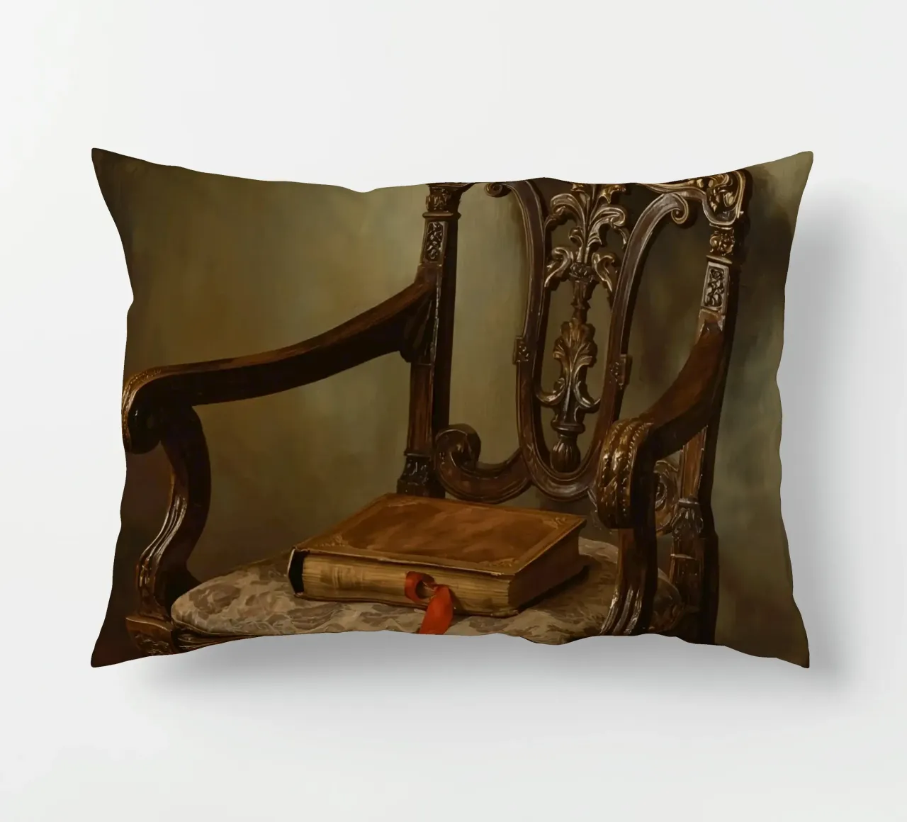 Sedia ornata con libro e nastro cuscino da DesignDoodle