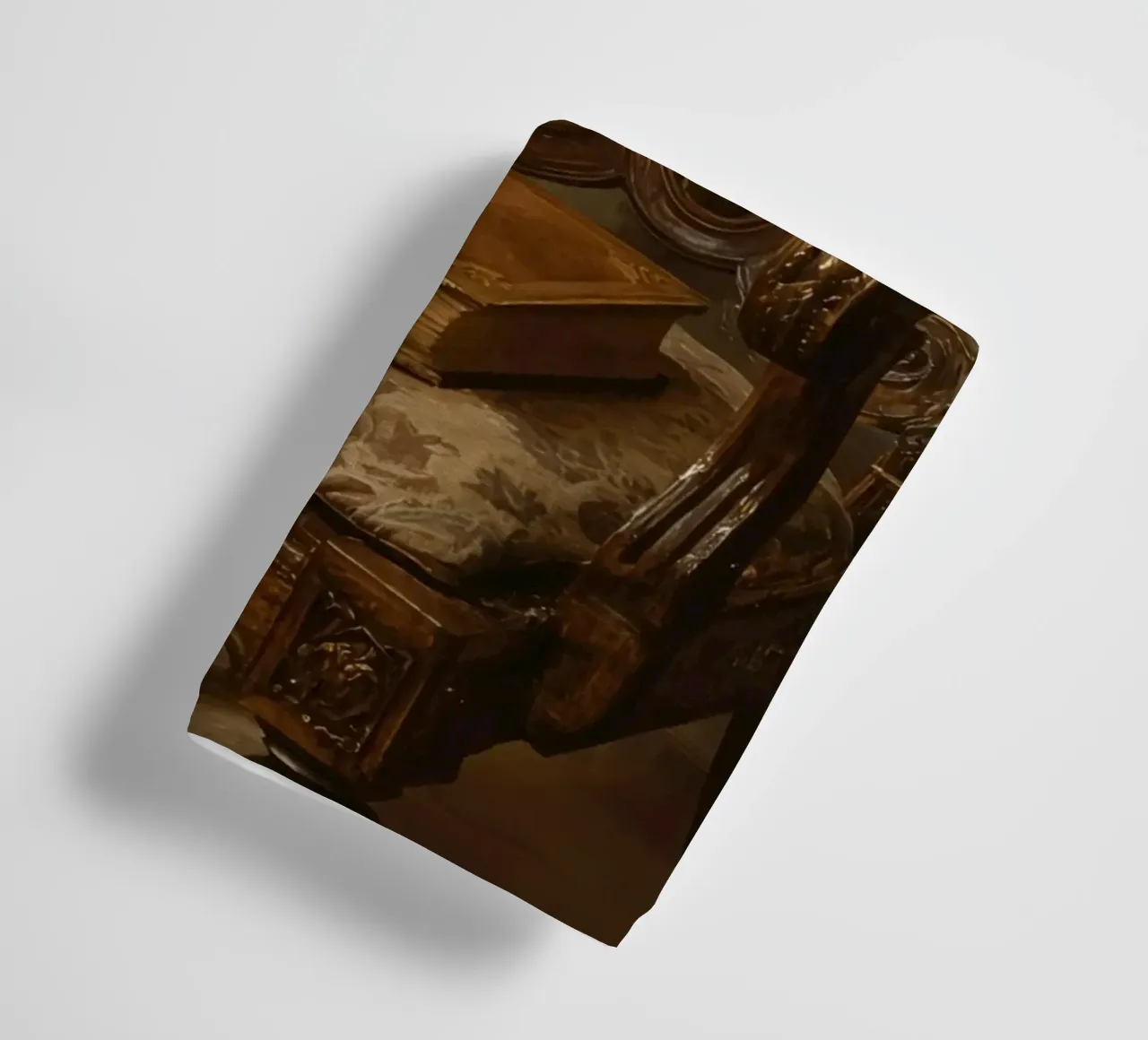 Sedia ornata con libro e nastro asciugamano da bagno da DesignDoodle