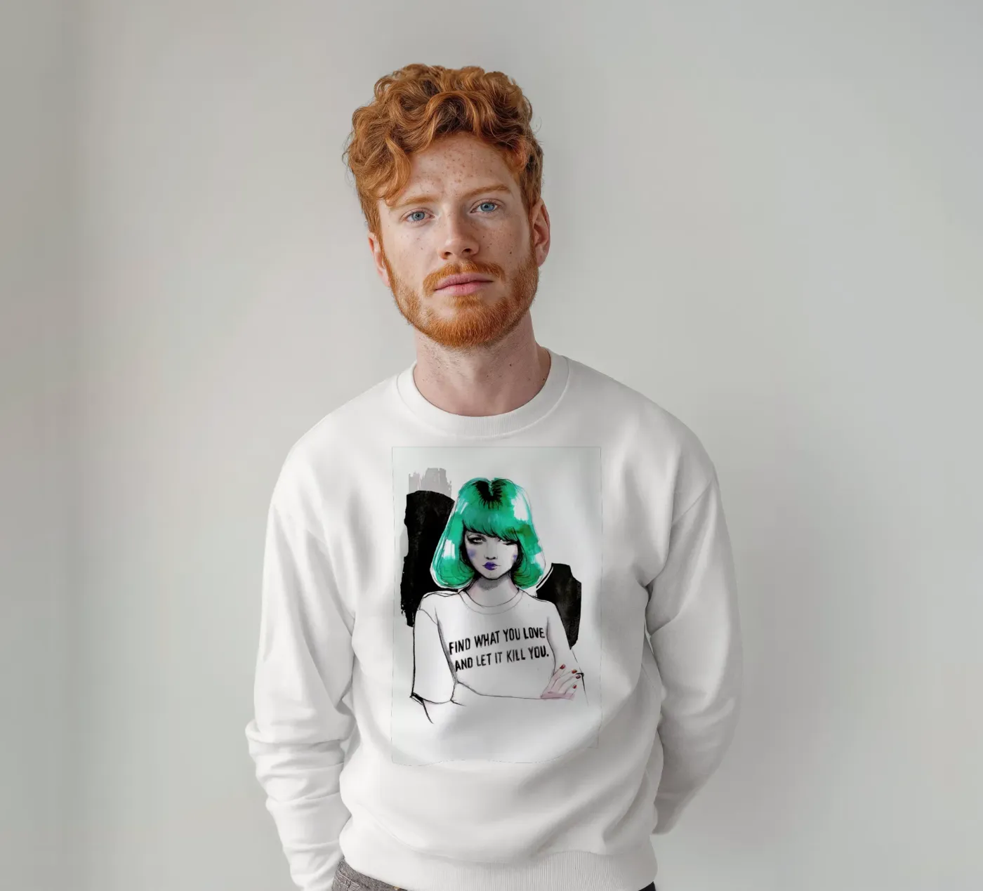 Bukowski felpa da Ina Stanimirova