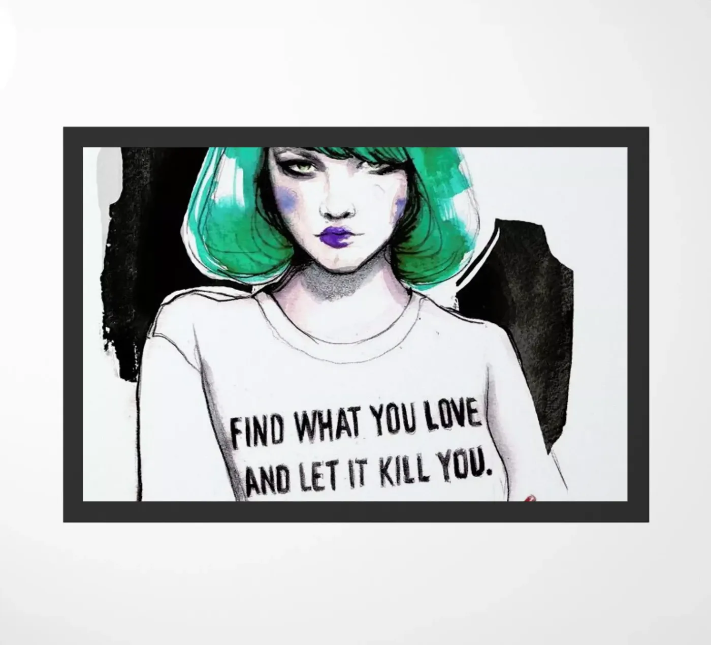 Bukowski deurmat van Ina Stanimirova