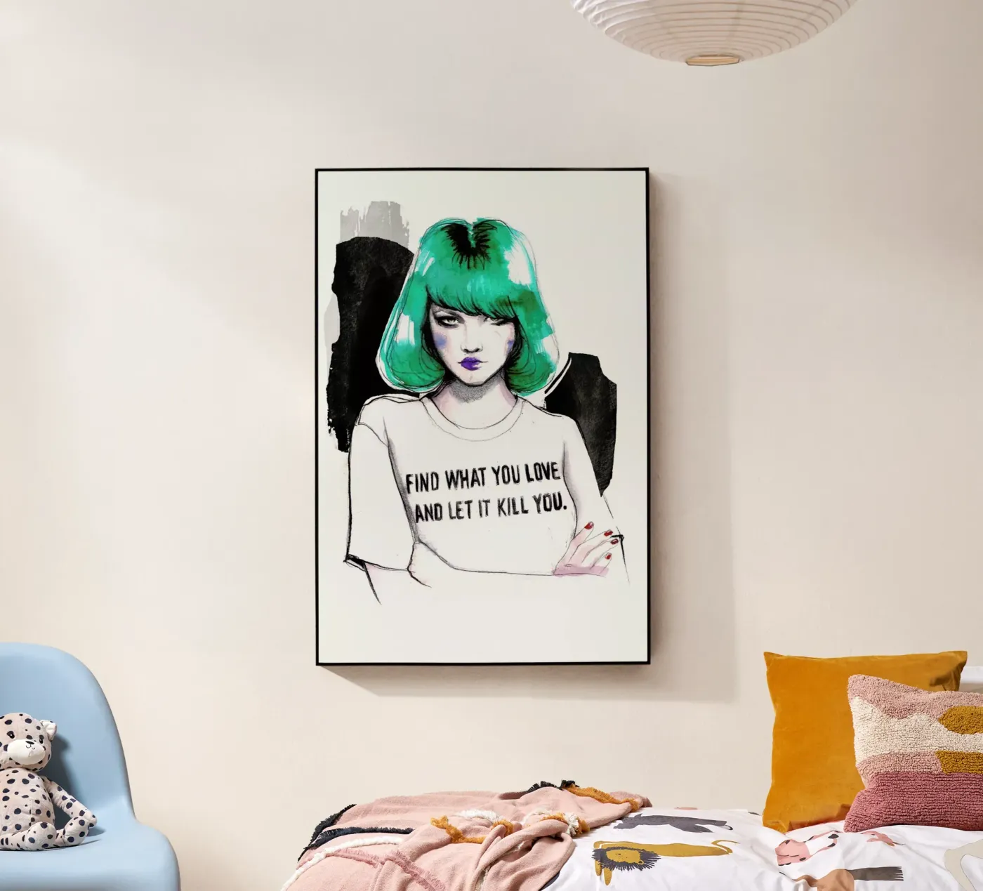 Bukowski acrylic glass by Ina Stanimirova