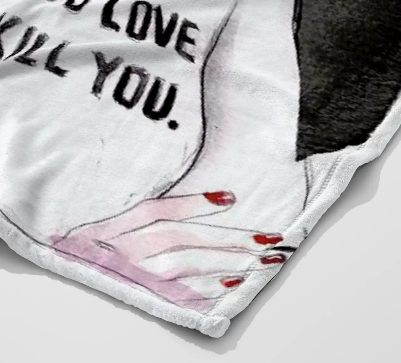 Bukowski Fleecedecke von Ina Stanimirova