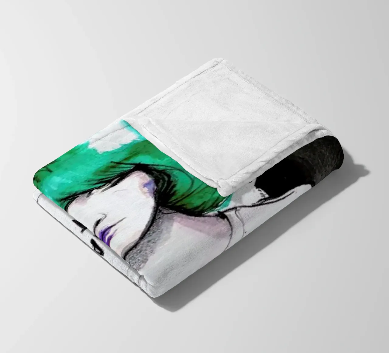 Bukowski Fleecedecke von Ina Stanimirova