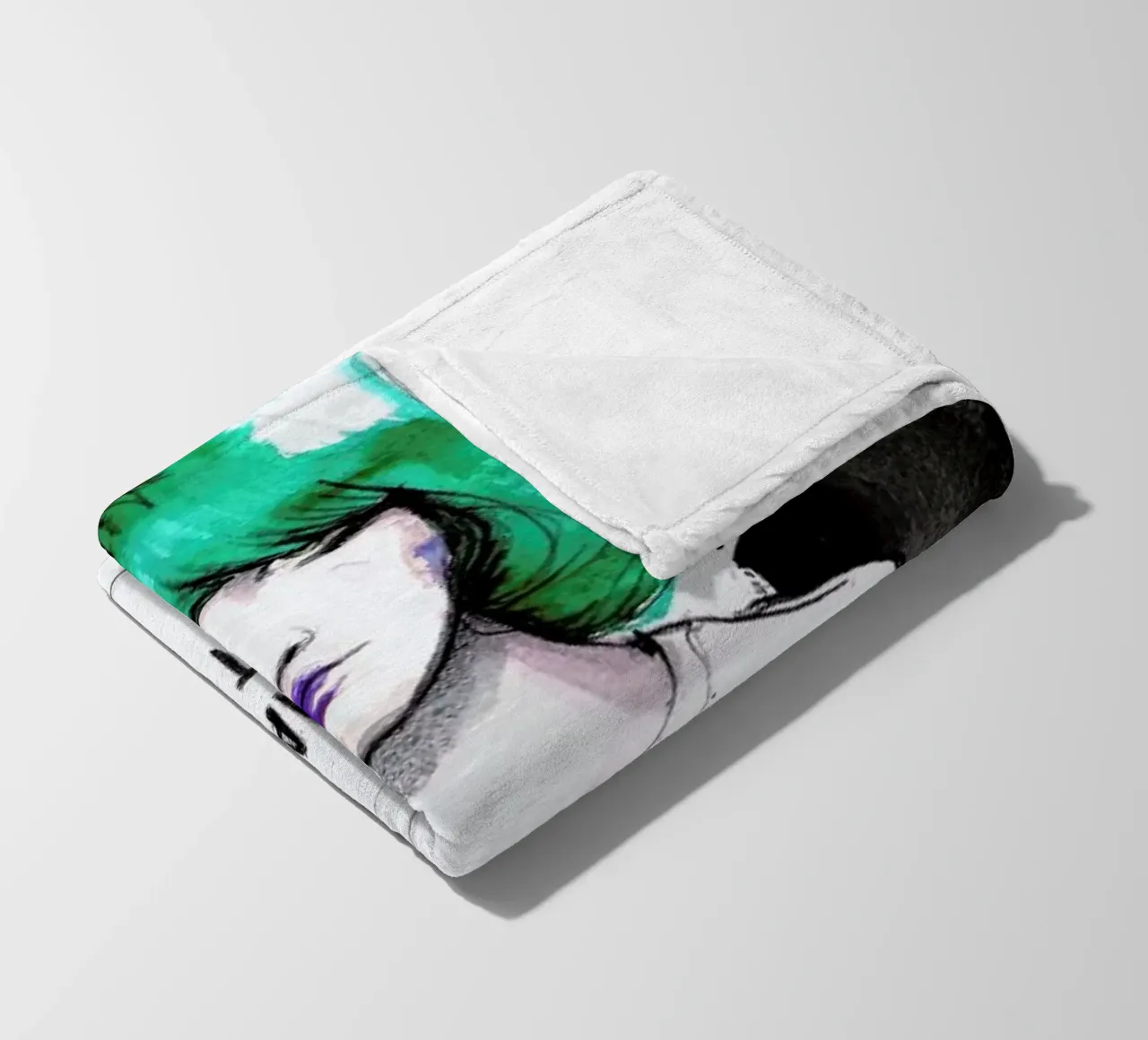 Bukowski Fleecedecke von Ina Stanimirova