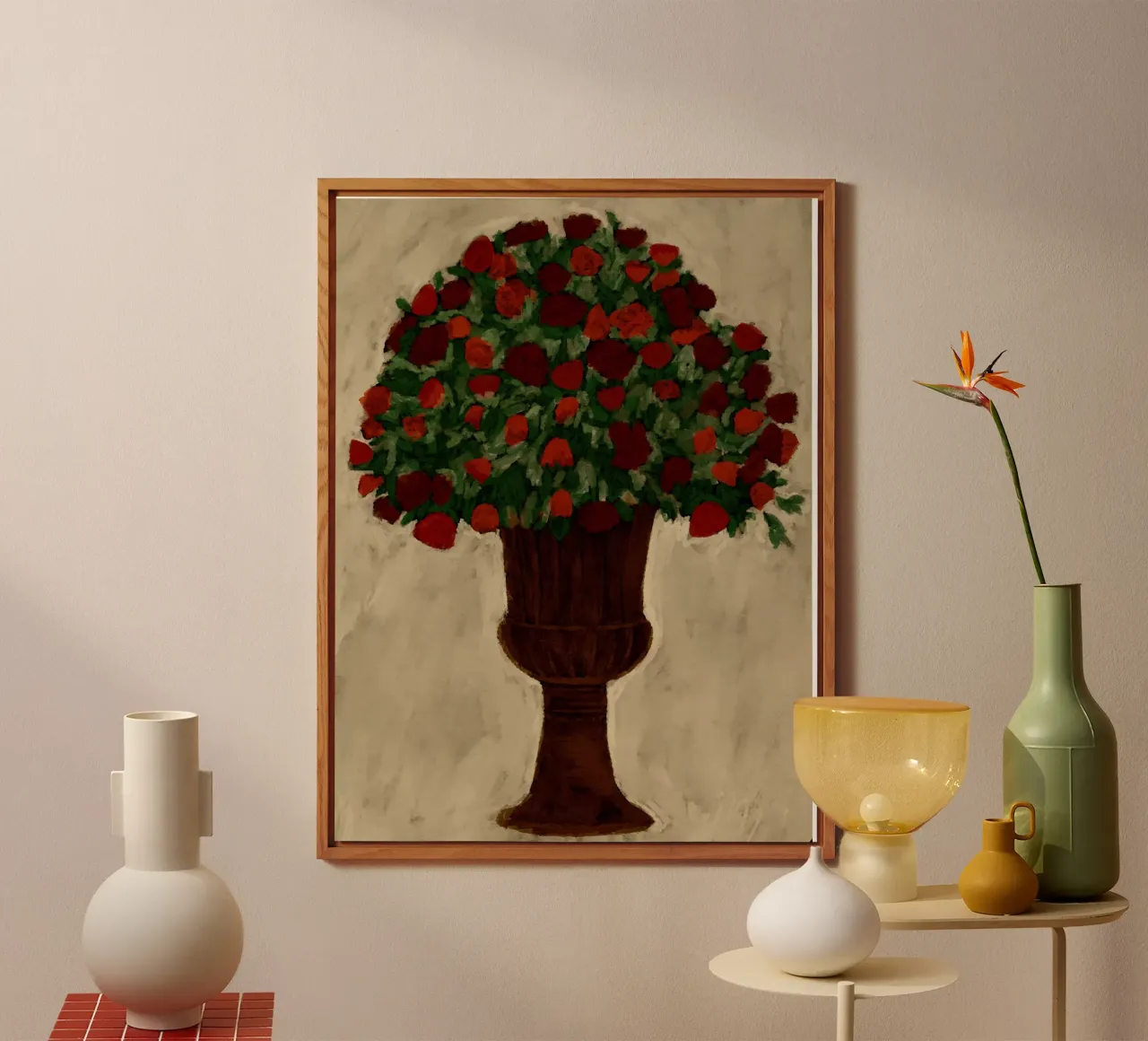 Spring Bouquet alluminio dibond da Shatha Al Dafai
