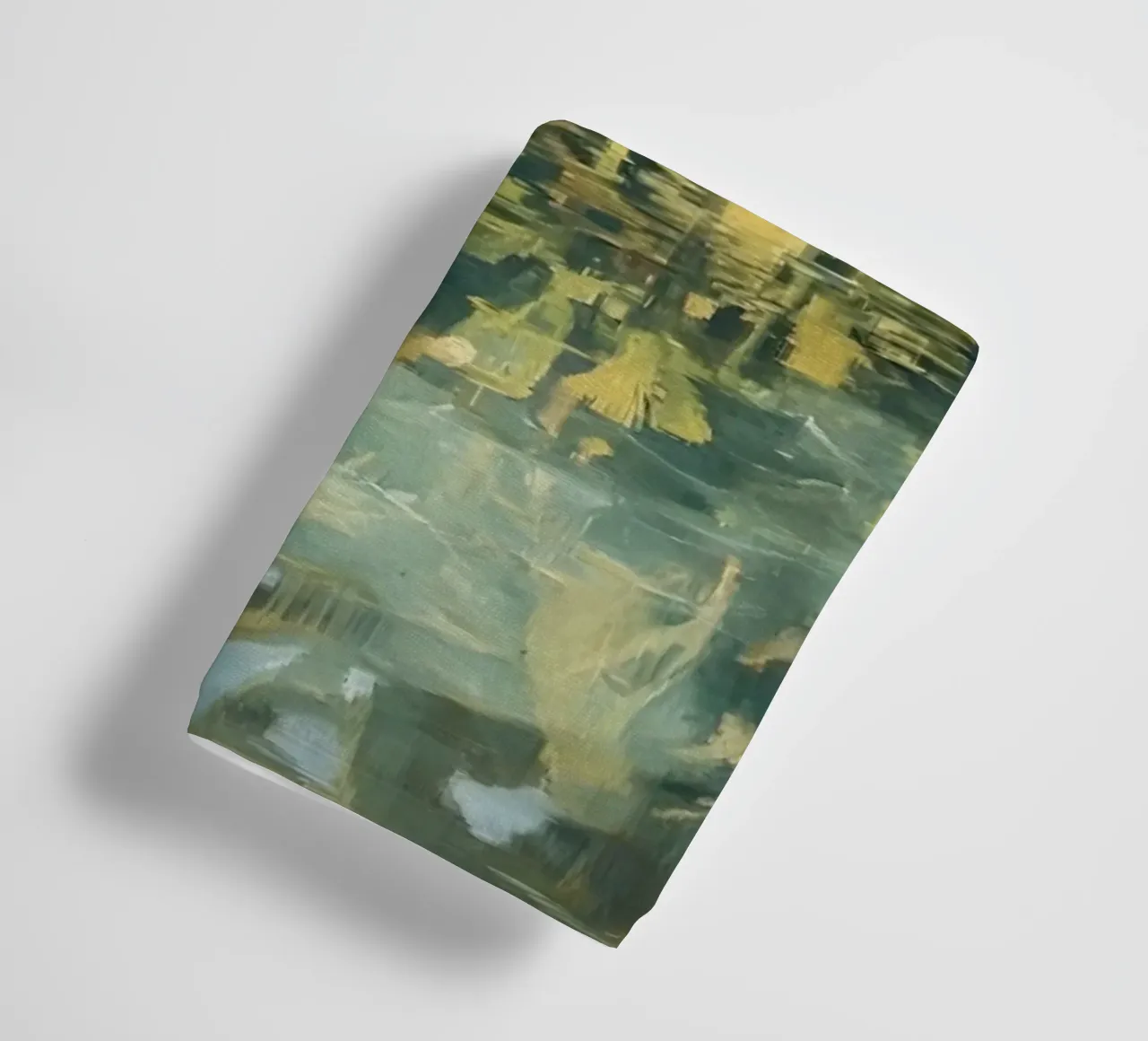 Palm Trees Reflected in Water towel by DesignDoodle
