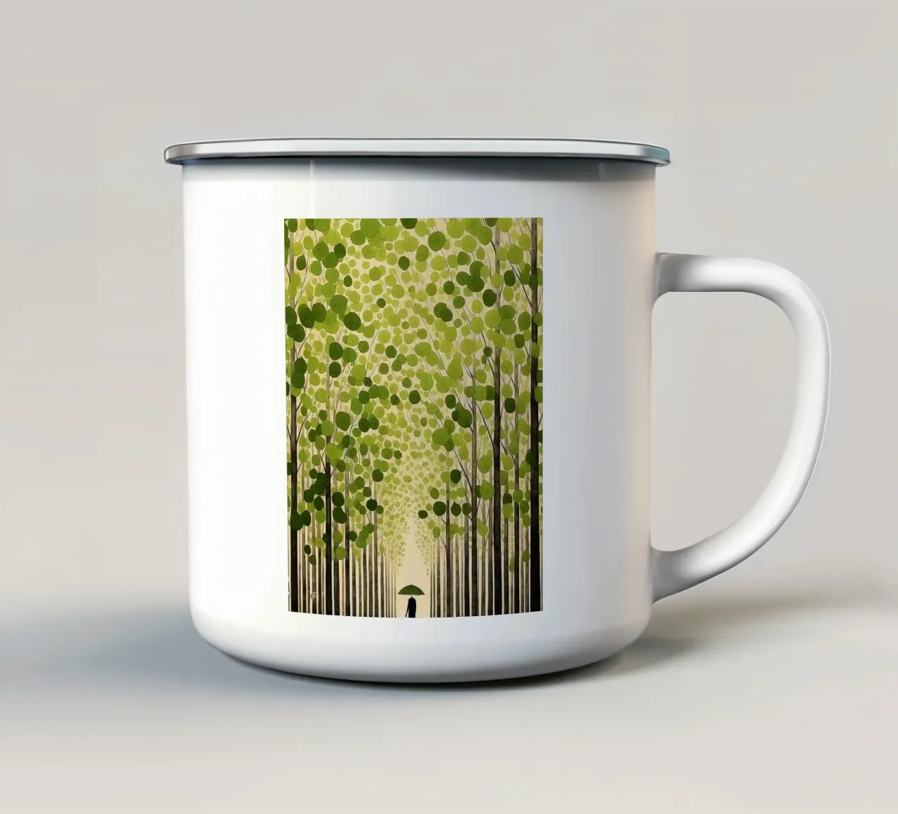 canopy silhouette tazza in smalto da Histrol