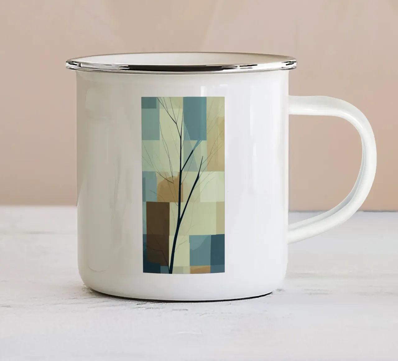 branches twigs tazza in smalto da Histrol