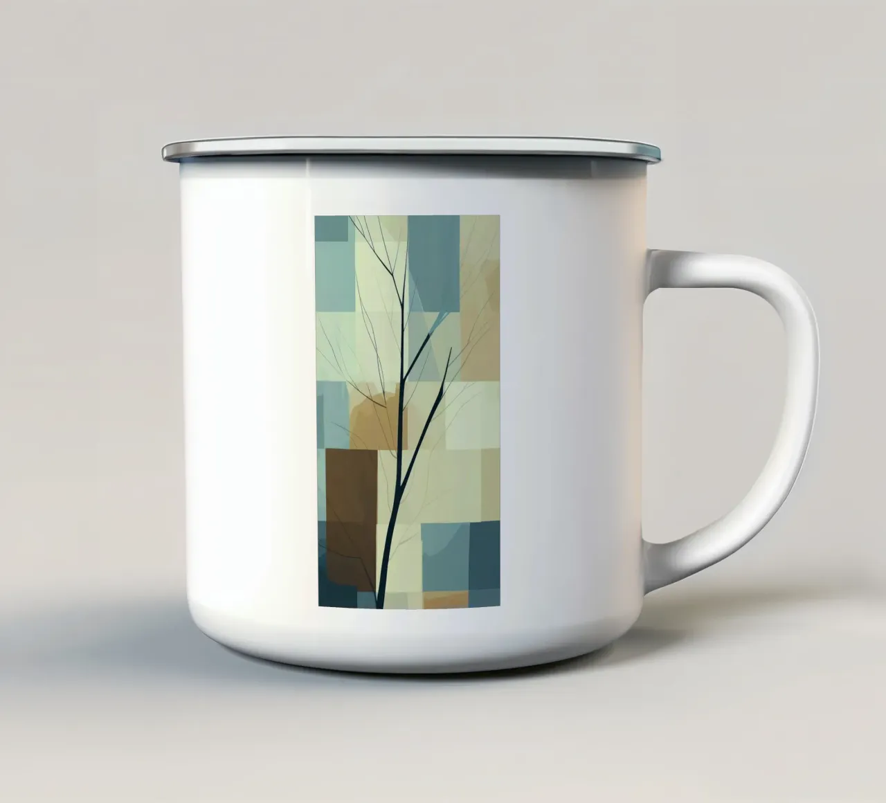 branches twigs tazza in smalto da Histrol