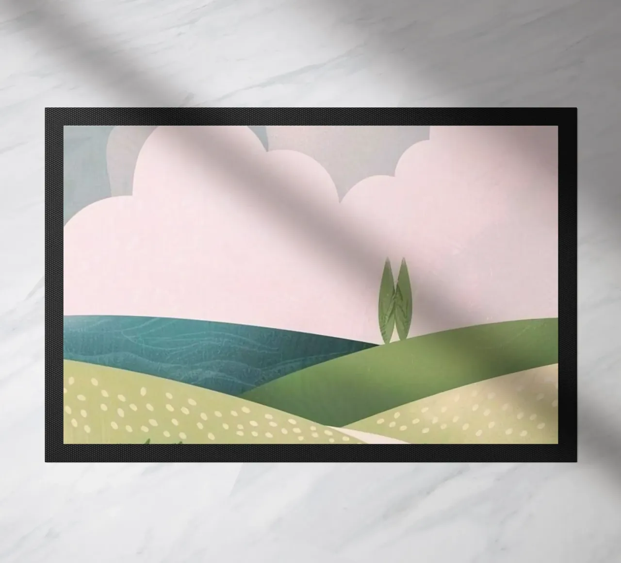 tranquility vegetation doormat by Histrol