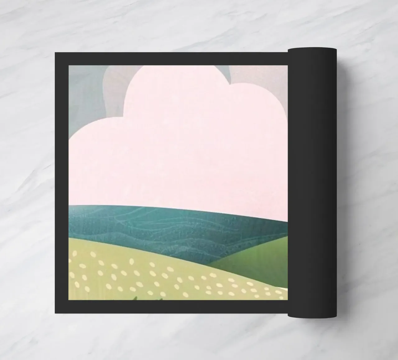 tranquility vegetation doormat by Histrol