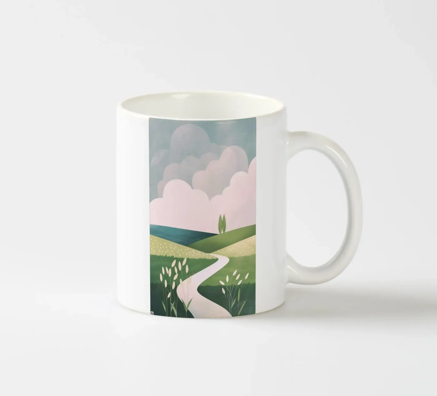 tranquility vegetation ceramic mug by Histrol
