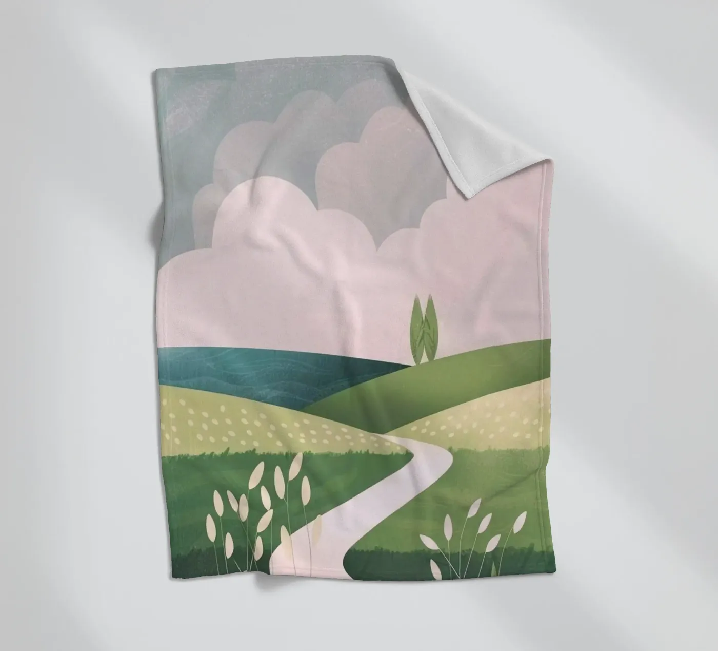 tranquility vegetation fleecedeken van Histrol