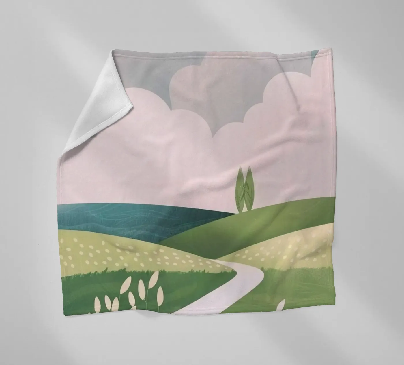 tranquility vegetation fleecedeken van Histrol