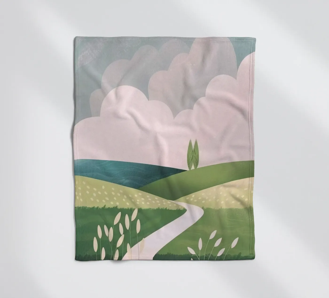 tranquility vegetation fleecedeken van Histrol