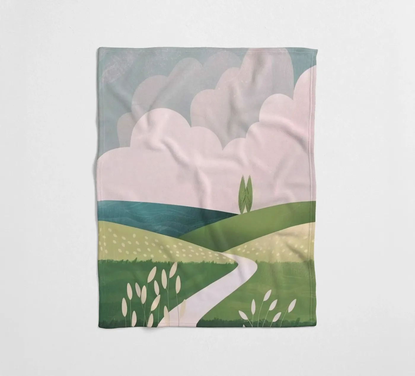 tranquility vegetation fleecedeken van Histrol