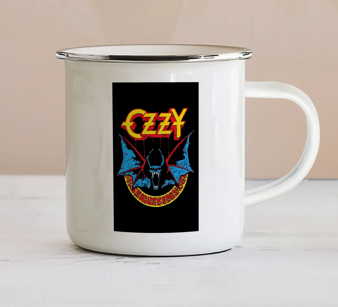 Ozzy tazza in smalto da nabakumov