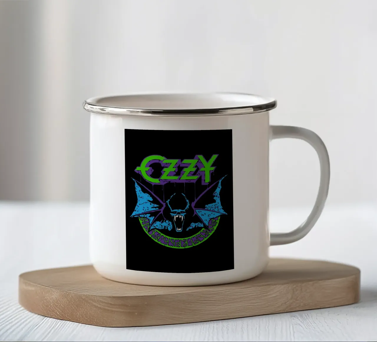 Ozzy tazza in smalto da nabakumov
