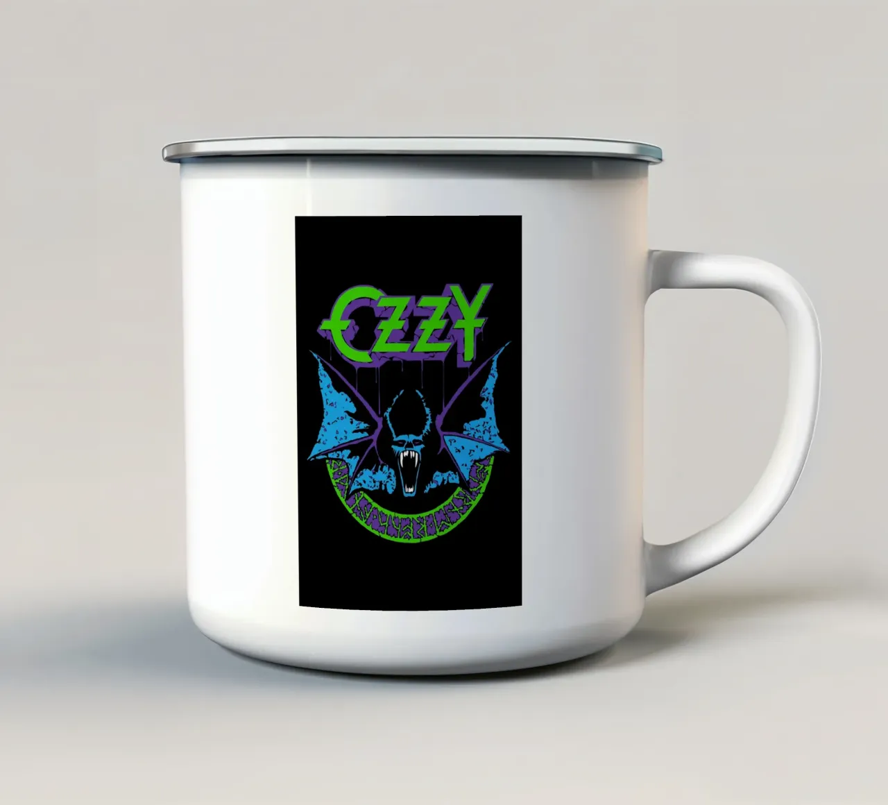 Ozzy tazza in smalto da nabakumov