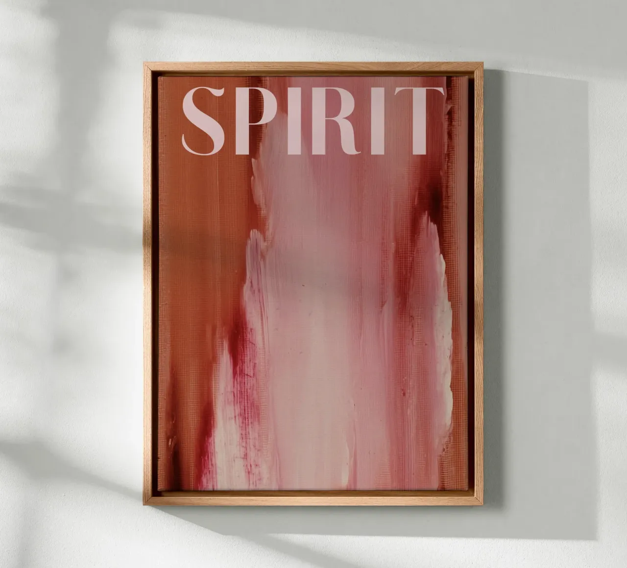 Soft Poems No 03 tela con Cornice a cassetta da treechild