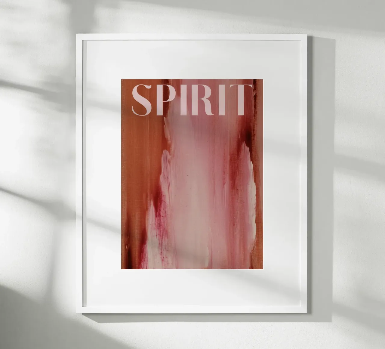 Soft Poems No 03 poster con telaio in legno da treechild