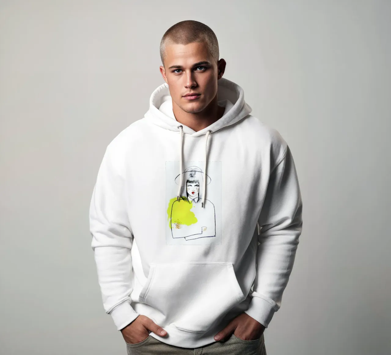 I don't like you hoodie van Ina Stanimirova