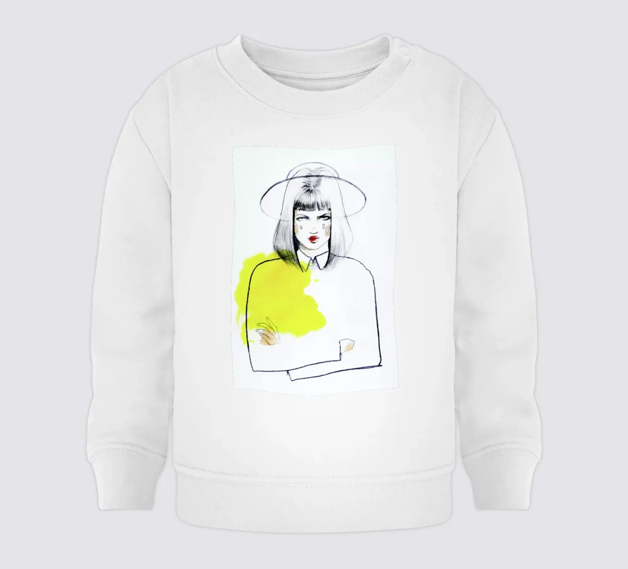 I don't like you felpa neonato da Ina Stanimirova