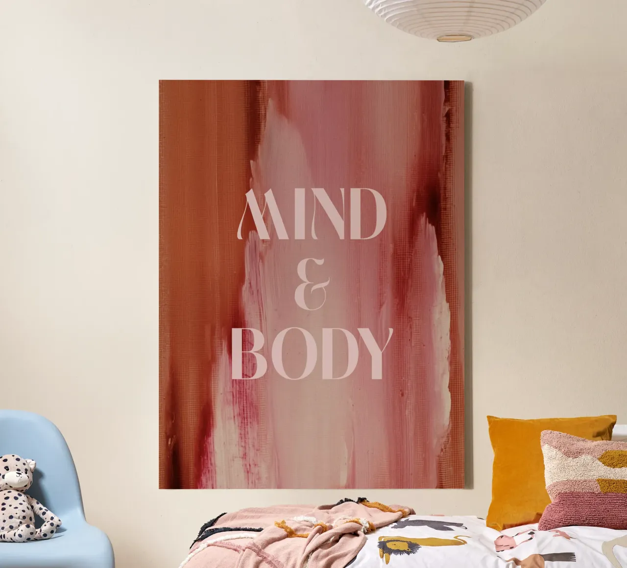 Soft Poems No 07 canvas met Baklijst van treechild