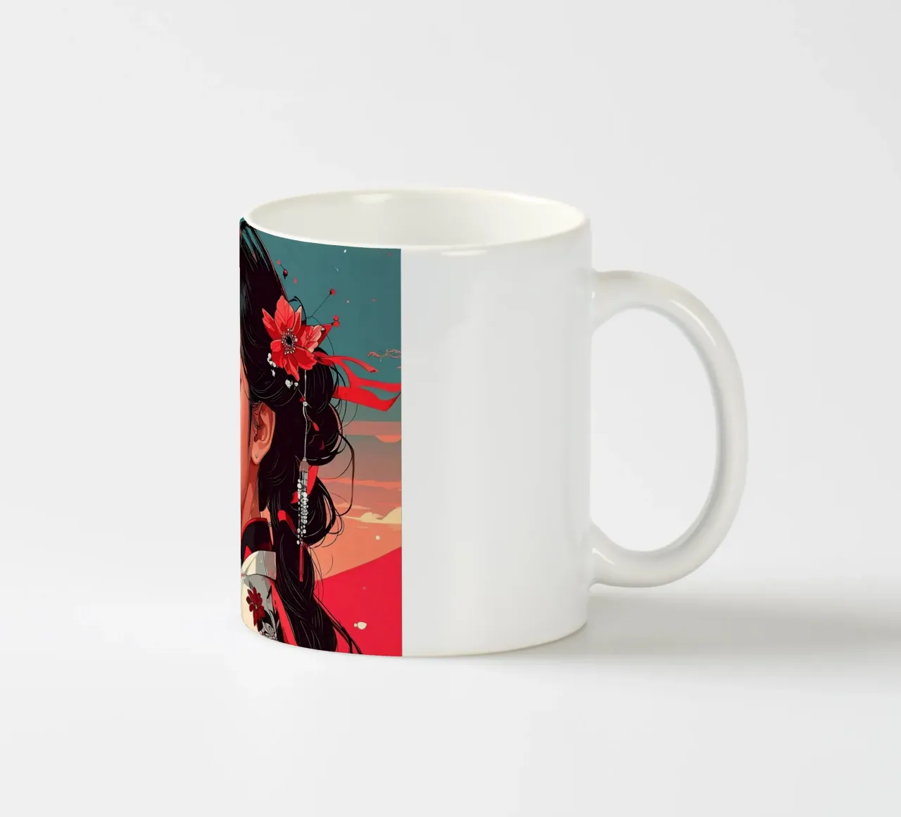 Donne Giappone Pop tazza in ceramica da pixel