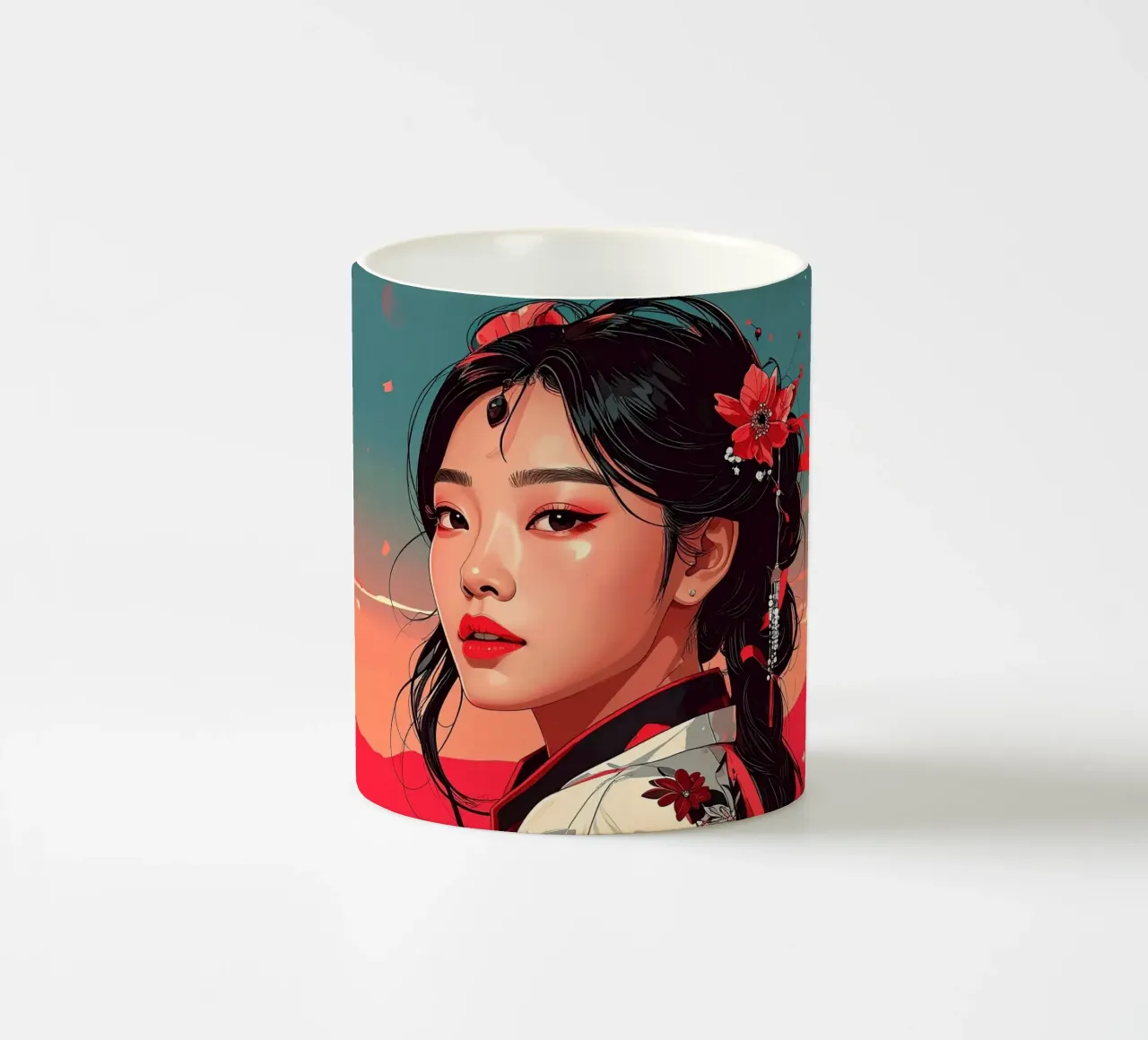 Donne Giappone Pop tazza in ceramica da pixel