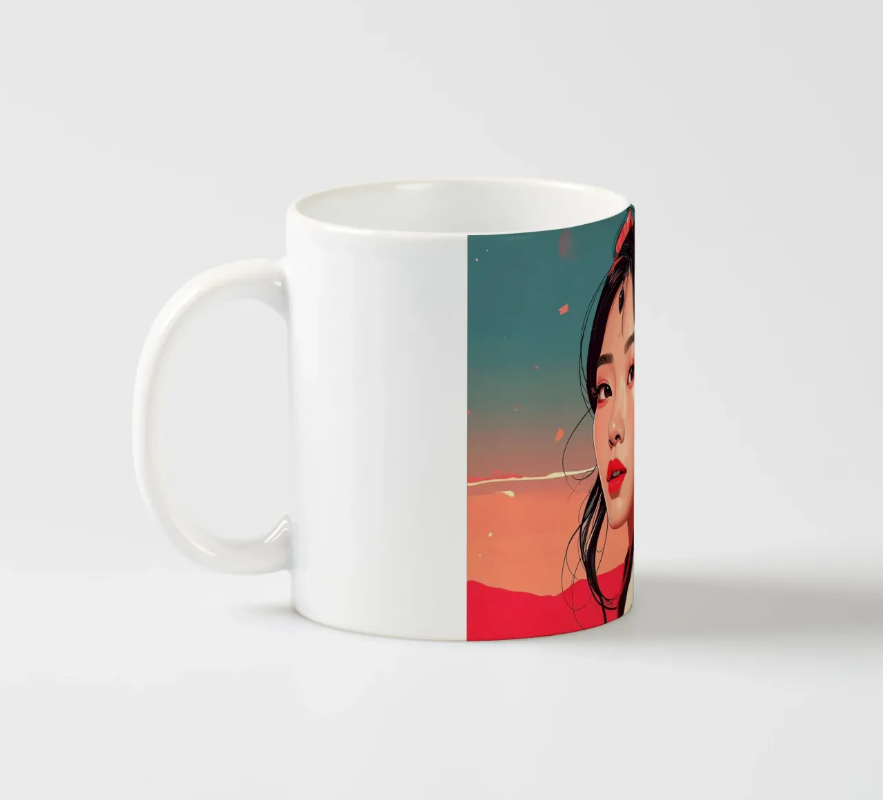 Donne Giappone Pop tazza in ceramica da pixel