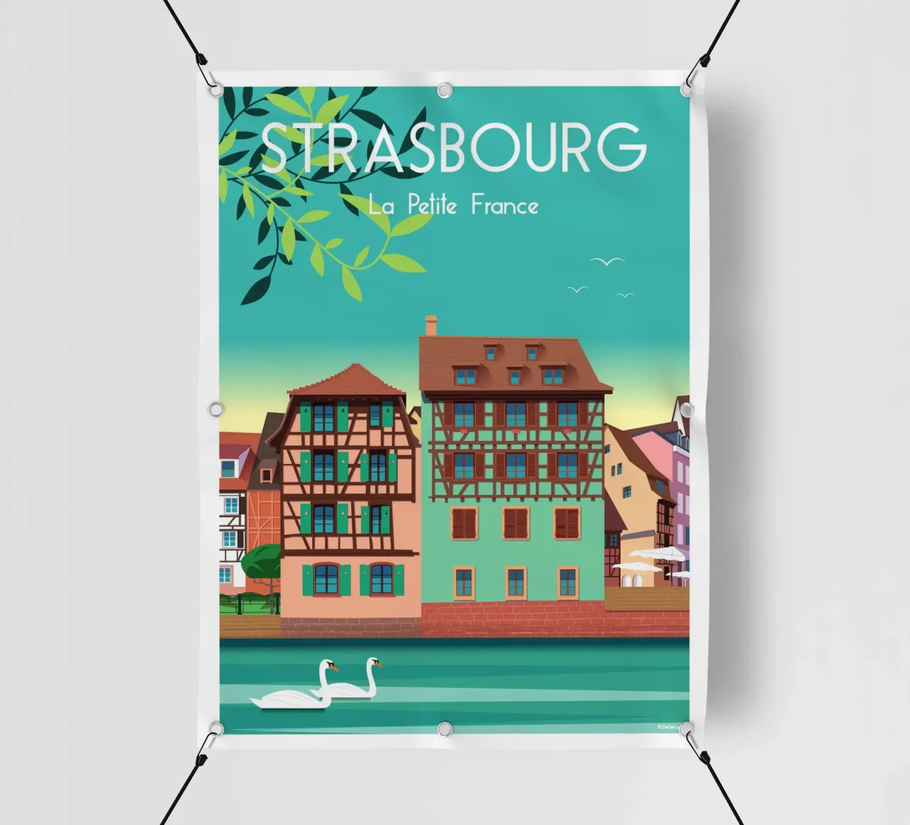 STRASBURGO telo in pvc da Raphaël Delerue