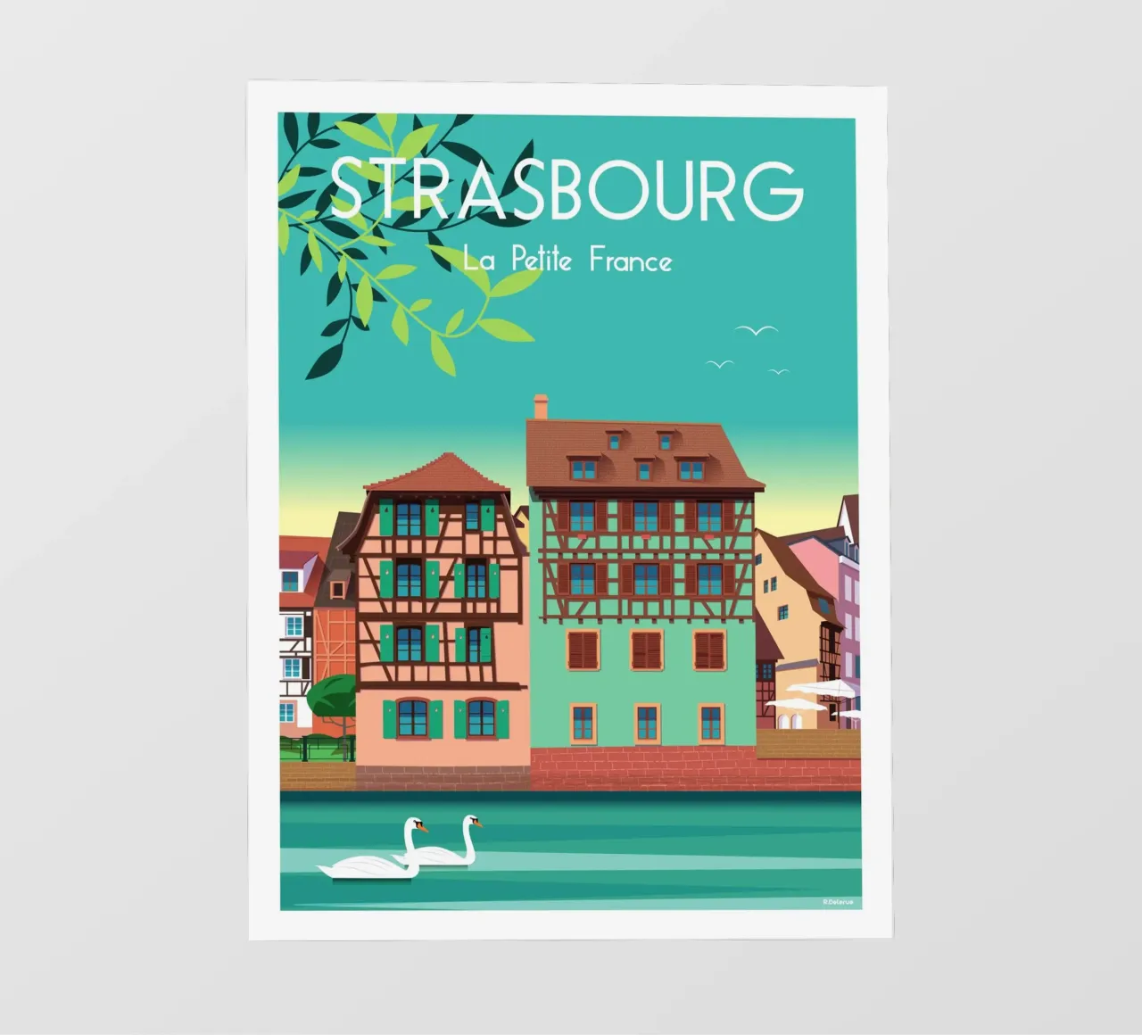 STRASBURGO telo in pvc da Raphaël Delerue