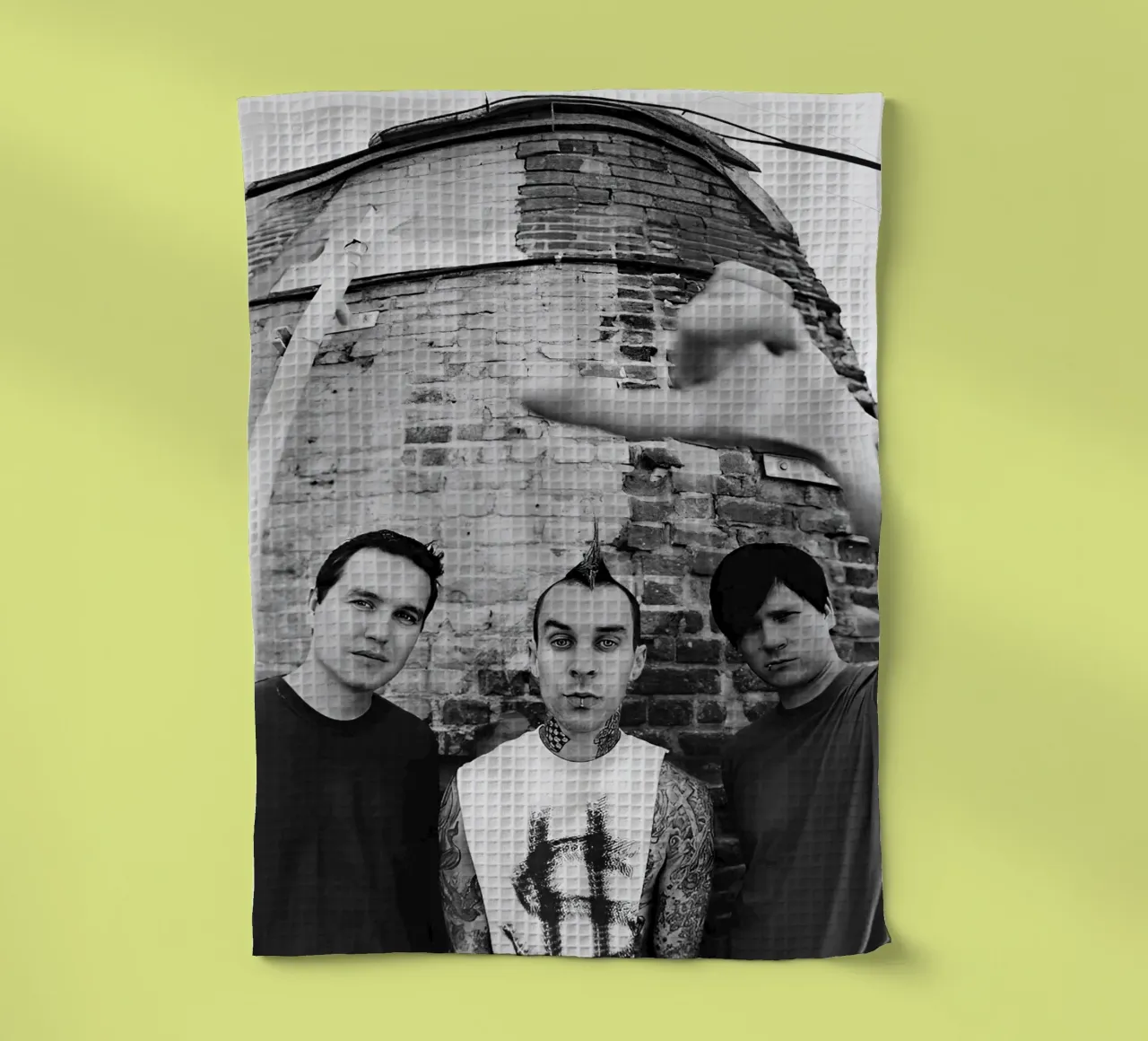 Blink 182 canovaccio da cucina da Musadad Shop