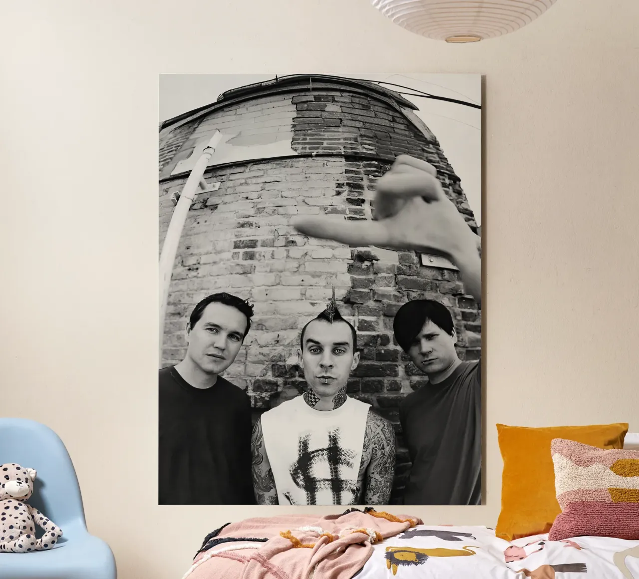 Blink 182 alluminio dibond da Musadad Shop