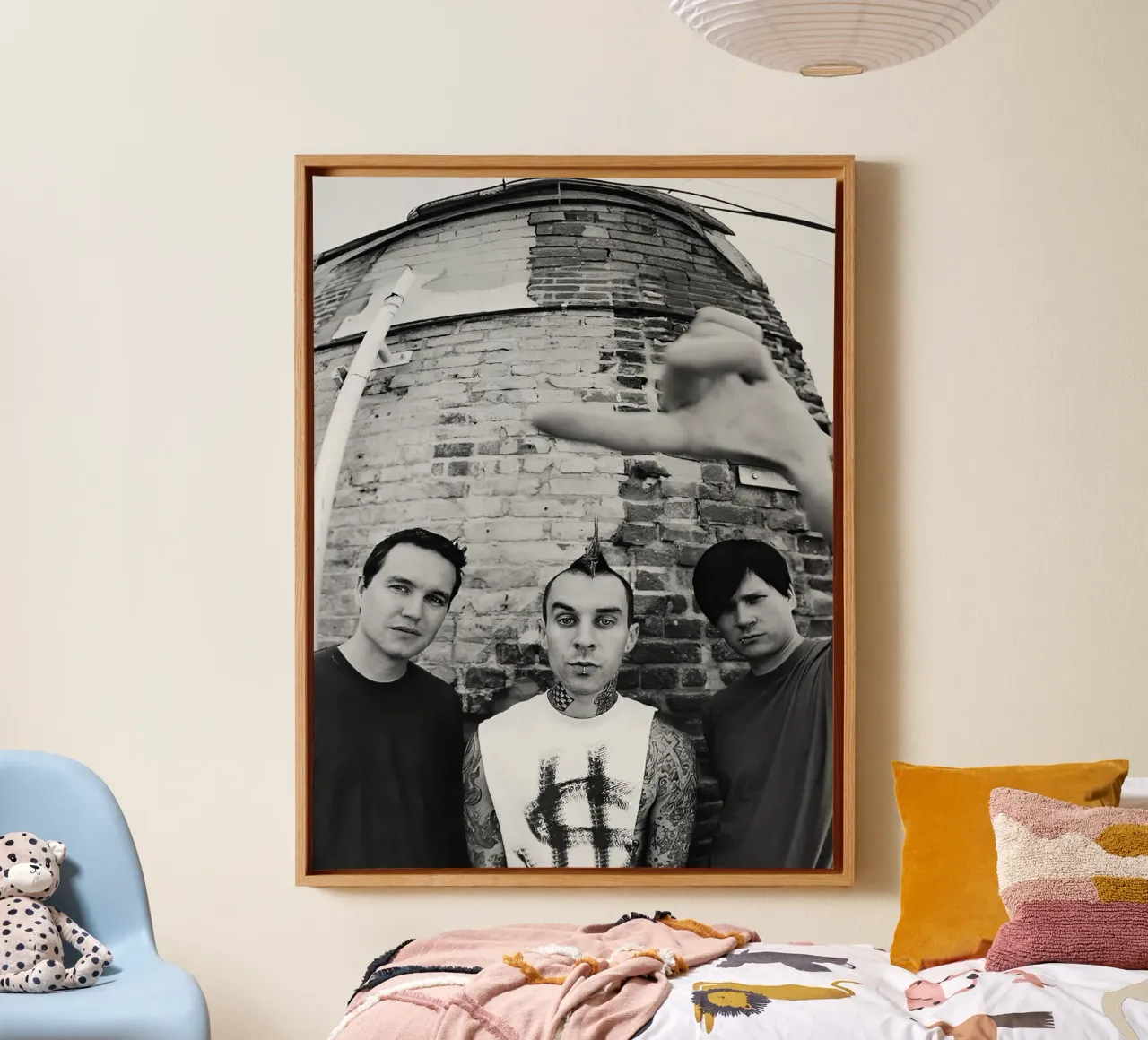 Blink 182 tela con Cornice a cassetta da Musadad Shop
