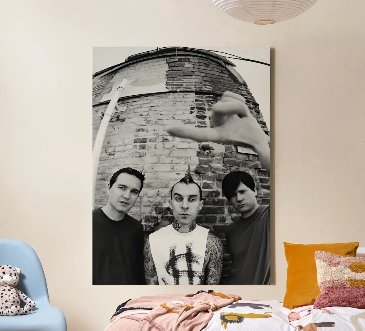Blink 182 tela con Cornice a cassetta da Musadad Shop